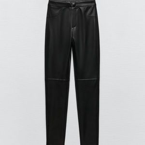 Zara Leather Legging Hi-Rise
